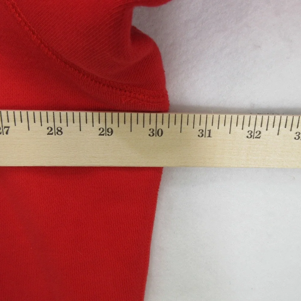 Nike Men Sweatshirt 3XL 1/4 Zip Fleece Pullover Red Pouch Pocket 598442-657